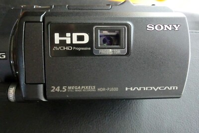 SONY HDR-PJ800 B Video Camera Handycam Black Internal Memory SONY HDR-PJ800 B Video Camera Handycam Black Internal Memory