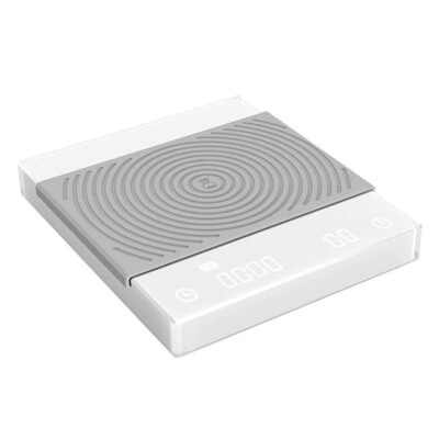 TIMEMORE Coffee Scale, Espresso Coffee Scale with Timer 2000 Grams(White)