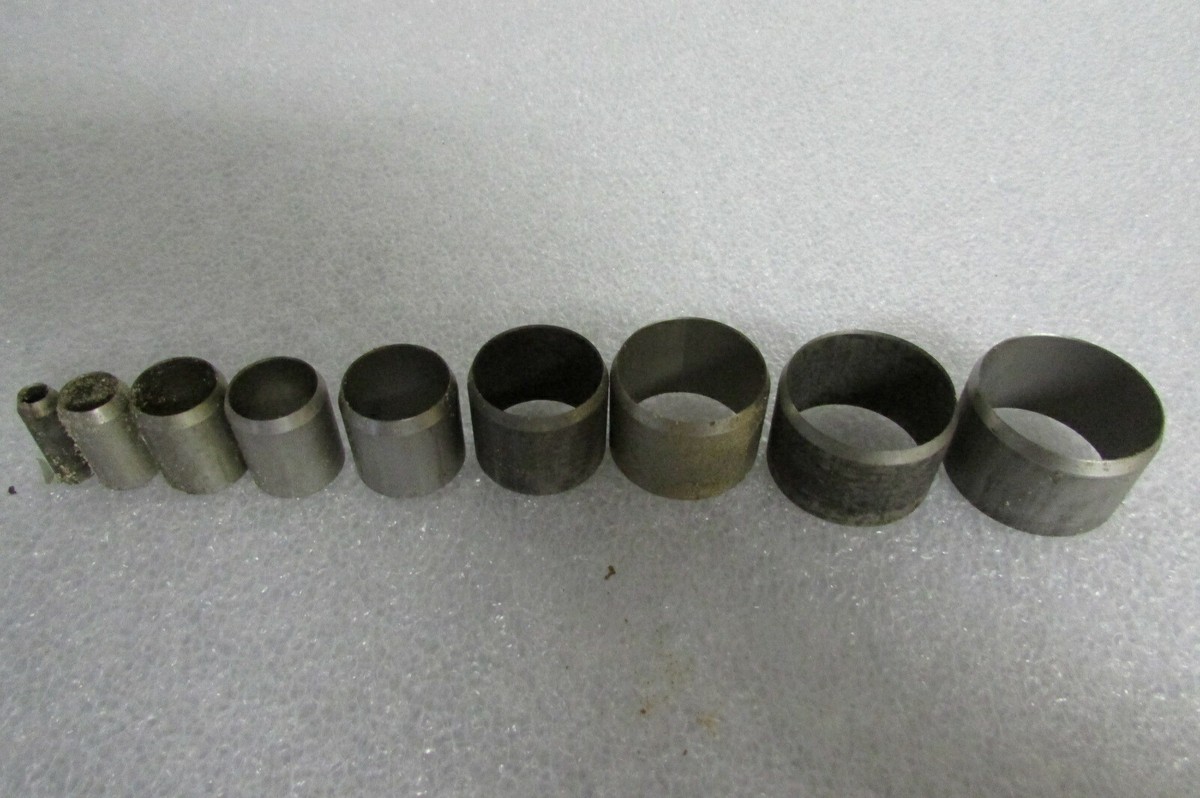 JF Helmold Steel Rule Circle Die Punches Round Punch Lot of
