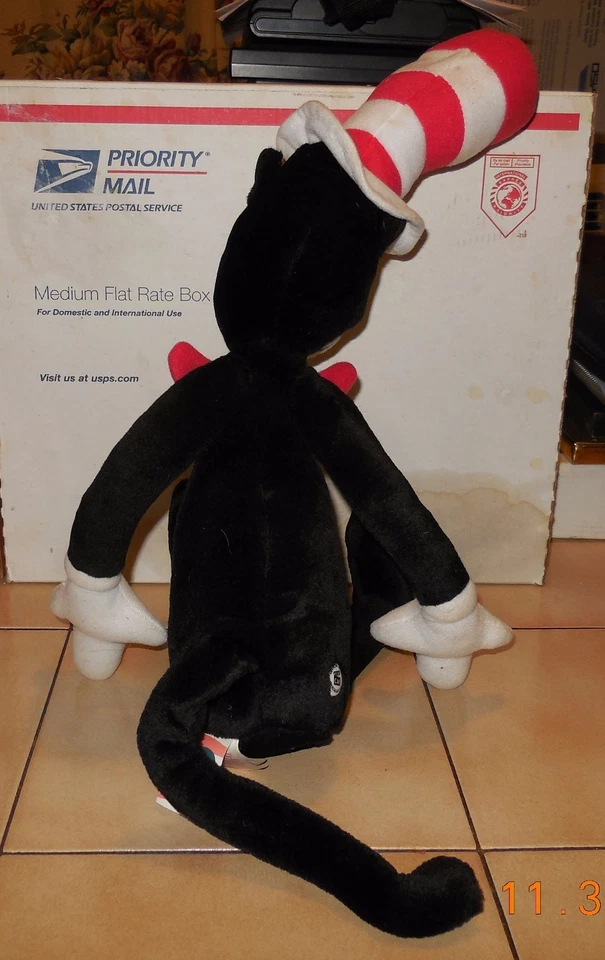 CATO EN EL SOMBRERO PELUCHE OFICIAL PELÍCULA UNIVERSAL STUDIOS EN MUY BUENA CONDICIÓN 15" Foto 4 de 4