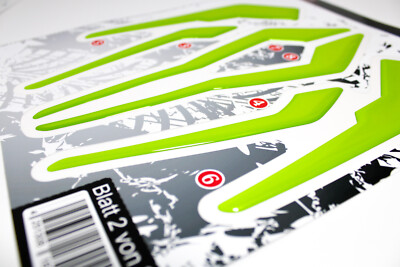 Tankpad Aufkleber Grafikkit Für Kawasaki Z900 - Grün X550188VA Kompatibel