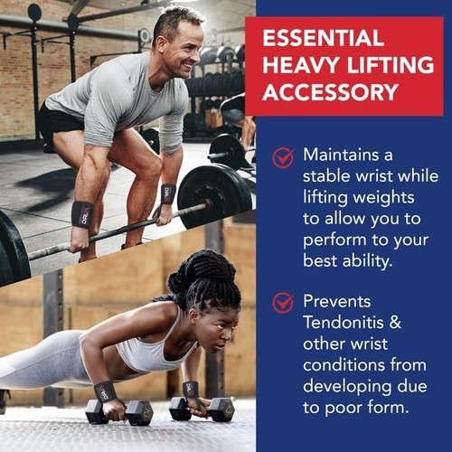 Heavy-Duty Lifting Straps – Doctor Designed Wrist Support for Weight Training - Picture 4 of 9
