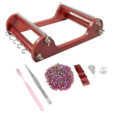 Wood Beading Loom Kits Professional for Beginners for DIY Bracelets Pendants