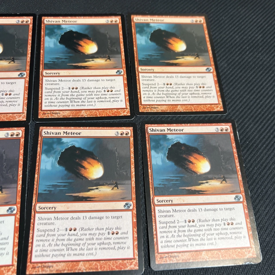 Shivan Meteor Magic The Gathering Mtg Planar Chaos Card 6 - Image 3 of 4