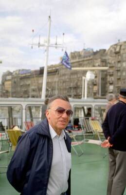 Heinz Schenk, vacation, Danube cruise with MS Moldavia, Danu - 1985 Old Photo 1