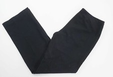 Tommy Hilfiger Women's Trousers Pants Size 8 Black Solid Straight Fabric A665