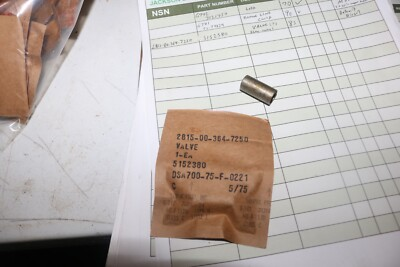 #ad NOS Detroit Diesel oil pressure relief valve 5152380 2815 00 364 7250 $15.96