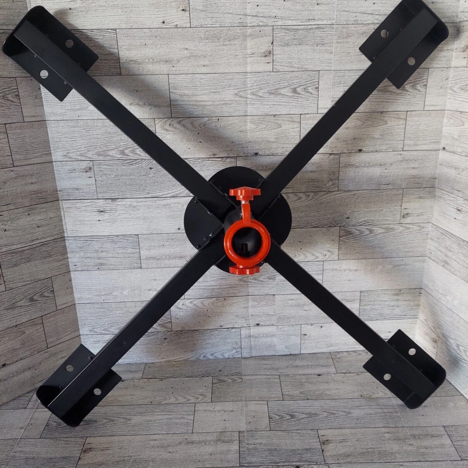 Artificial Christmas Tree Stand 1" 1.25" Or 1.5" Pole Sturdy Metal Folds Easy - Image 2 of 4