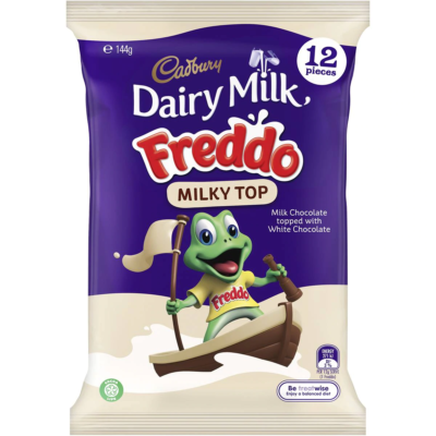 値下げCadburyDairyMilk FreddoParty 18個入りx9袋 Cadbury Dairy Milk Freddo Milky Top with White Chocolate