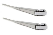 New 1967 - 1972 Chevy Pickup Truck Windshield Wiper Arms Chrome Pair Set Of 2