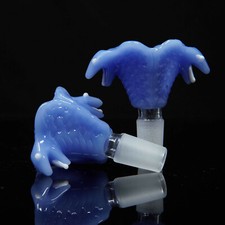 Colorful Precious Serpent Male Glass Slider Bowl 14mm Free Shipping - US Seller