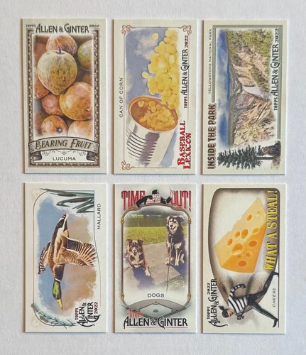 2022 Topps Allen & Ginter - MINI INSERTS - You Pick / Choose Complete Your Set