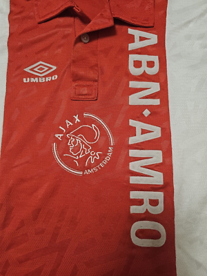 AJAX 1993 1994 HOME VINTAGE FOOTBALL SHIRT NETHERLANDS SOCCER