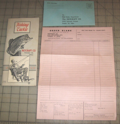 Catalogue Publicitaire NETCRAFT Co Pêche 1958 #58 - Vintage Collection