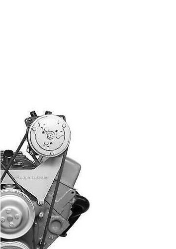 Small Block Chevy A/C Air Compressor Bracket Drivers Side Mount Short ...