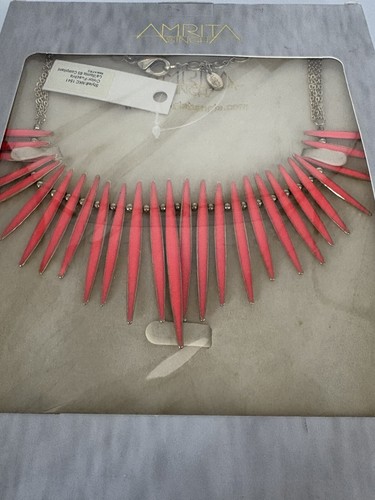 Signed Amrita Singh Statement Necklace - Picture 2 of 3