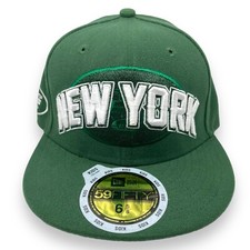 New York Jets Kids New Era Draft 59FIFTY Fitted Cap Green NWT Kids Size 6 5/8