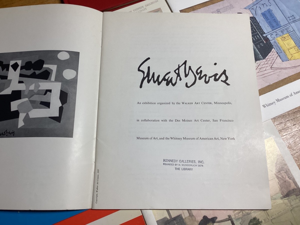Stuart Davis  作品集 [貴重] Stuart Davis 作品集 [貴重] 1960-1987 Collection OF 7 Pieces
