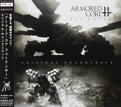 Armored Core 4 For Answer Original Soundtrack Japan PS3 SOUNDTRACK