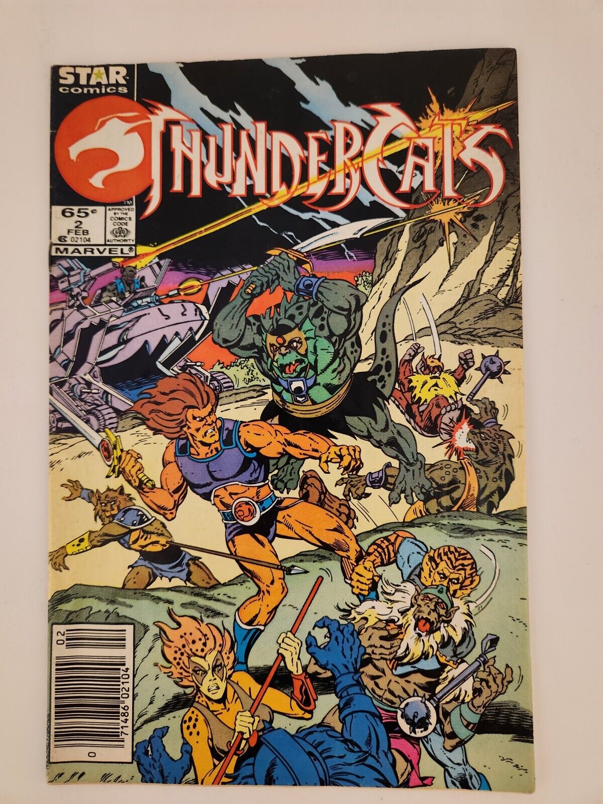 Thundercats #2 Marvel/Star! Comics (1986) Newsstand 2nd Appearance 