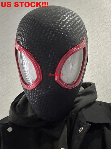 US!!! Miles Morales Spider Man Mask Moving Arachno Eyes with Remote Ring Control - Picture 12 of 23