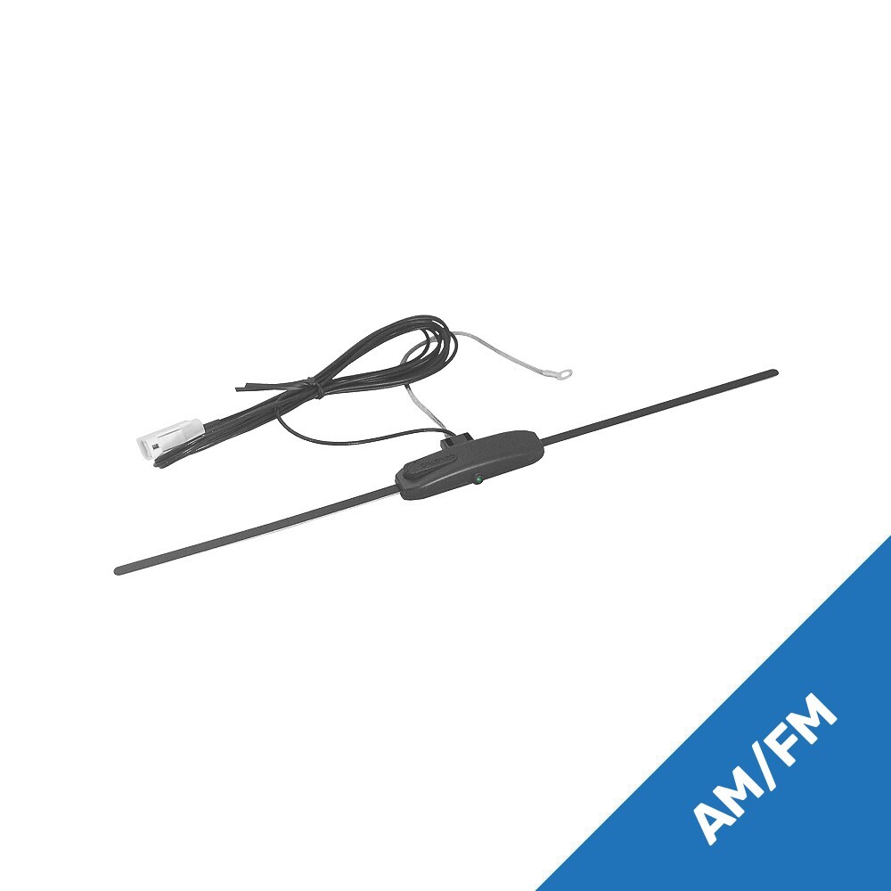AM/FM DUAL Amplified Screen Mount Antenna - Fakra