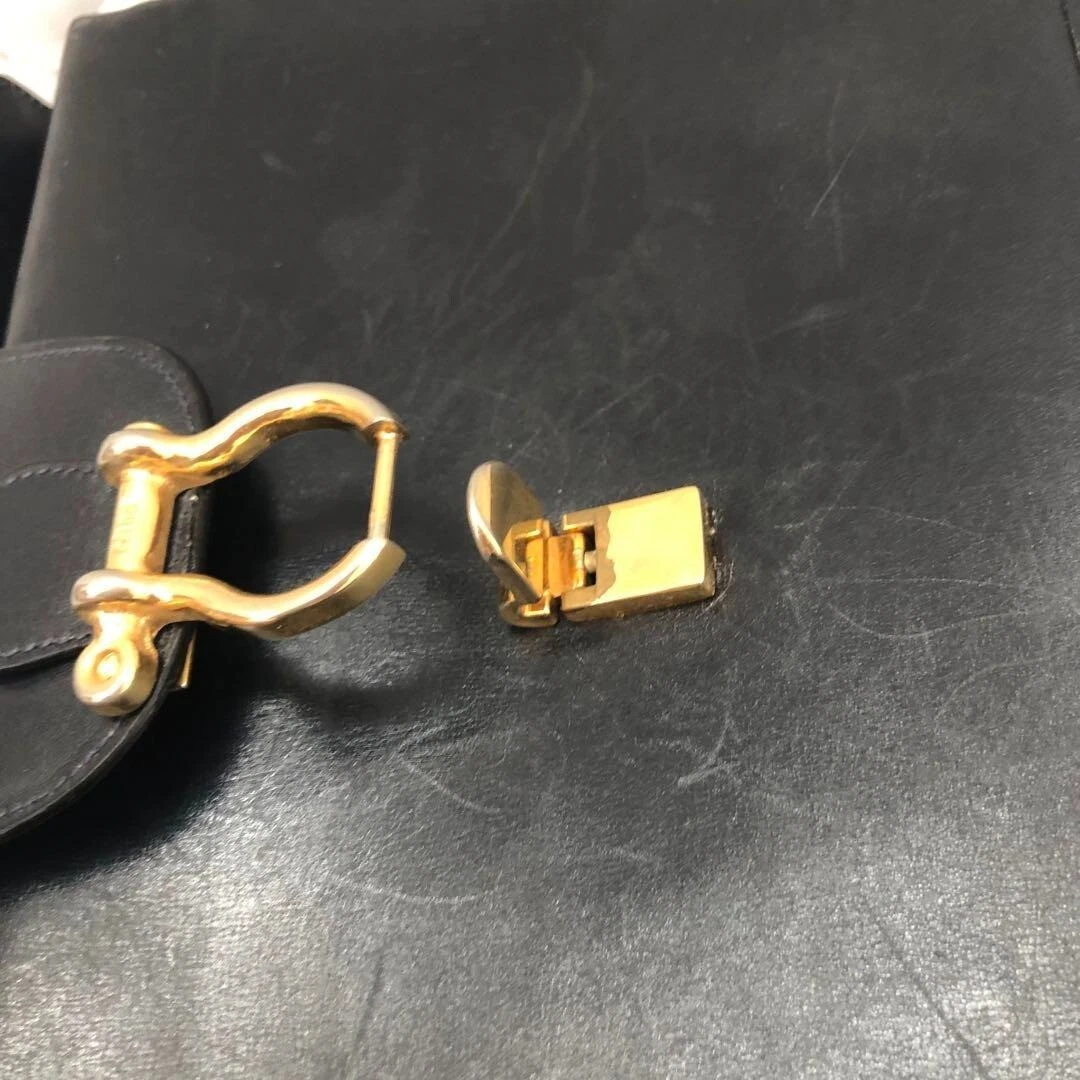 Borsa a tracolla CELINE Macadam borsa a tracolla pelle vintage USATA originale #S2071