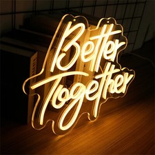 42X28CM Better Together Neon Led Sign Wedding Decor Party Neon Sign LED Lights