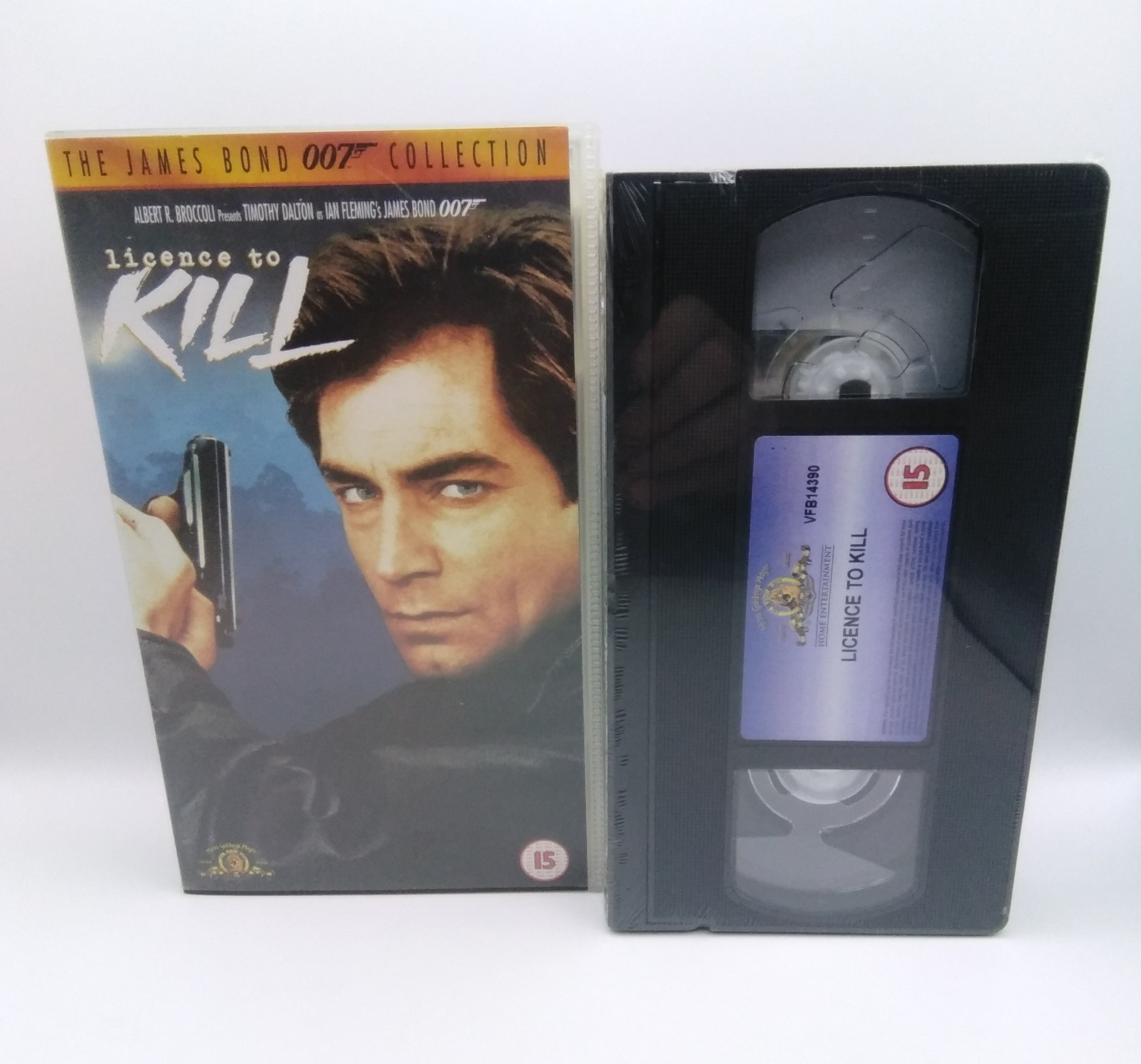 James Bond 007 - Licence To Kill VHS Pal Sealed Video Tape, Timothy Dalton.