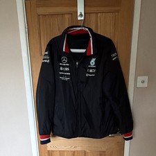 Mercedes AMG Petronas Formula One Team Jacket Black Size XL Motor Sport F1
