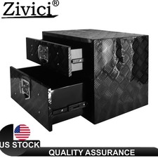 24x20x18 Aluminum Truck Tool Box With Double Drawer For Trucks Vanstrailers