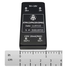 ATMV12VPN150V20MA2 6W Isolated DC-DC Power Module 12V Input ±150V 20mA Output