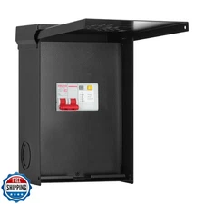 Briidea 50 Amp Spa Panel with 3-Pole 50 Amp GFCI Breaker, IP 65 Waterproof, I