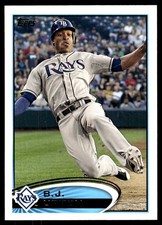 B.J. Upton 2012 Topps #443 Tampa Bay Rays MLB READ FREE SHIPPING AutographDen