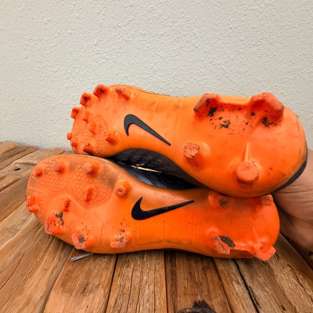 Nike Hypervenom Phantom 3 Elite DF FG Soccer Cleats Grey Orange