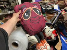 Vintage Applause California Raisins Plush Pillow 1987 28" Made in USA