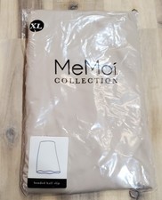 MeMoi Women's High-Waist Double-Bonded 22" Half Slip Beige Size X-Large