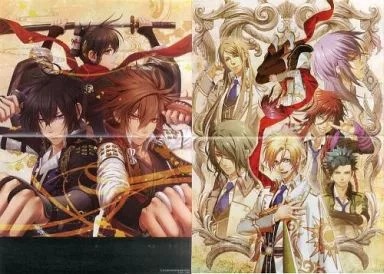 Kamiami no Asobi & Toki no Kizuna Reversible Pin-up Poster B4 Full Color