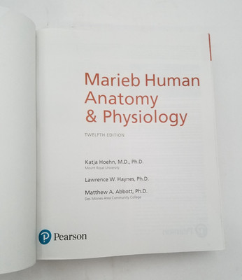 Marieb Human Anatomy & Physiology 12th Ed 2025 Ed - 9780138242732