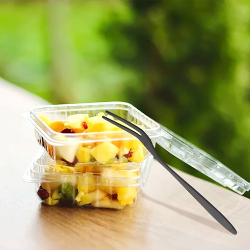 Practical Stainless Steel Fruit Forks for Convenient Snacking Set of 6 - Picture 5 of 55