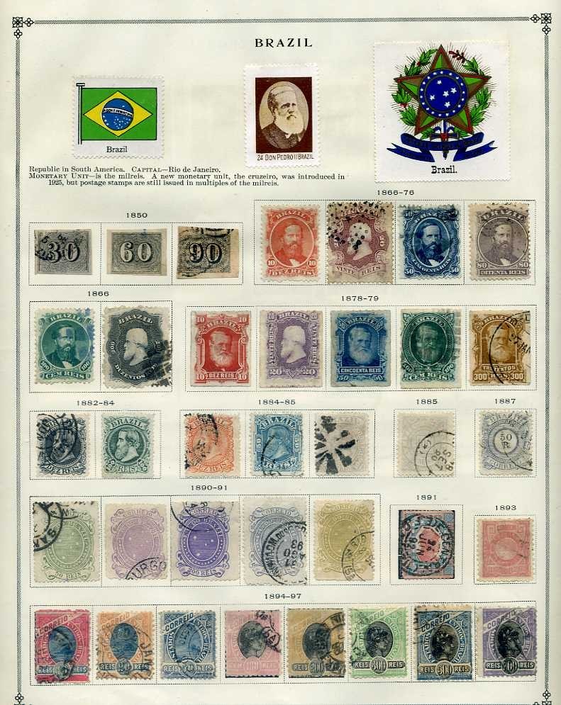 Brazil Collection on complete Scott Blue International Pages