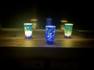 Tomorrowland LED Becher 3er Set 2022-2024 Red Bull Cup Limited Edition NEU OVP
