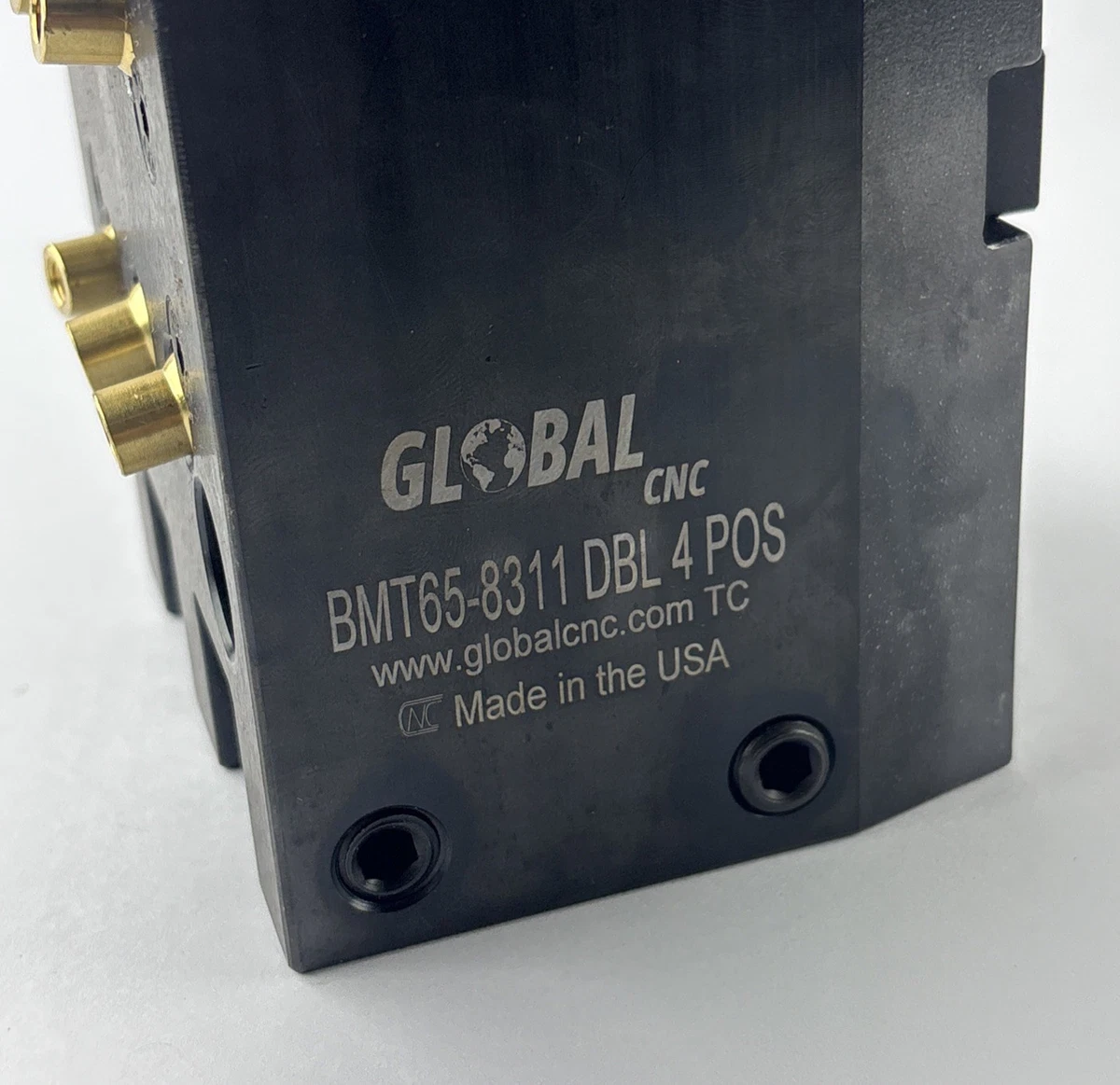 Global CNC BMT65-8311 DBL 4 POS Turning Tool Block USA photo 3
