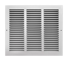 Tru Aire C170 14X12 Powder Coat White Steel 1-Way Return Air Grille 12 x 14 in.
