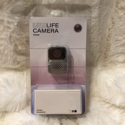 Mini Life Camera Mini Digital Camera 0.8MP USB-C MicroSD Slot Black/Silver