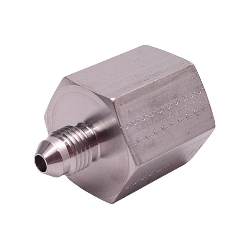 5 Stück Parker 4-8 GTX-SS TripleLok Rohrverschraubung ø1/4" 37° M Flare x 1/2" F NPT - Bild 5 von 8