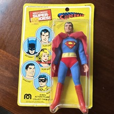 Product Image: 1977 Vintage Mego Worlds Greatest Super Heroes Superman Figure MOC Carded Sealed