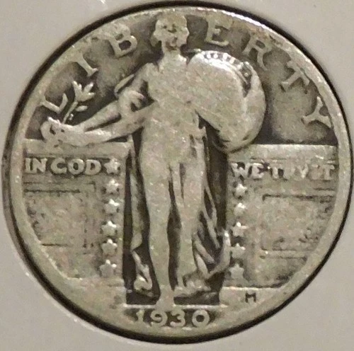 Silver Quarter - Standing Liberty - 1930 [828]