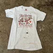 Vintage thrashed Wisconsin Badgers Rose Bowl kids T-shirt 10-12 90s Distressed G