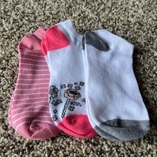 Women's Decorative Socks No Show Set of Three Brand New